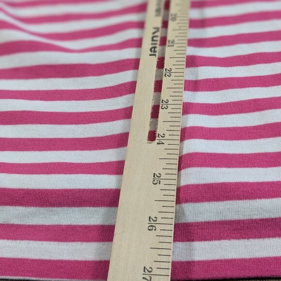 Ralph Lauren T Shirt Top LOT of 2 Womens XL Black Pink Striped V Neck Short Slv - Picture 9 of 9
